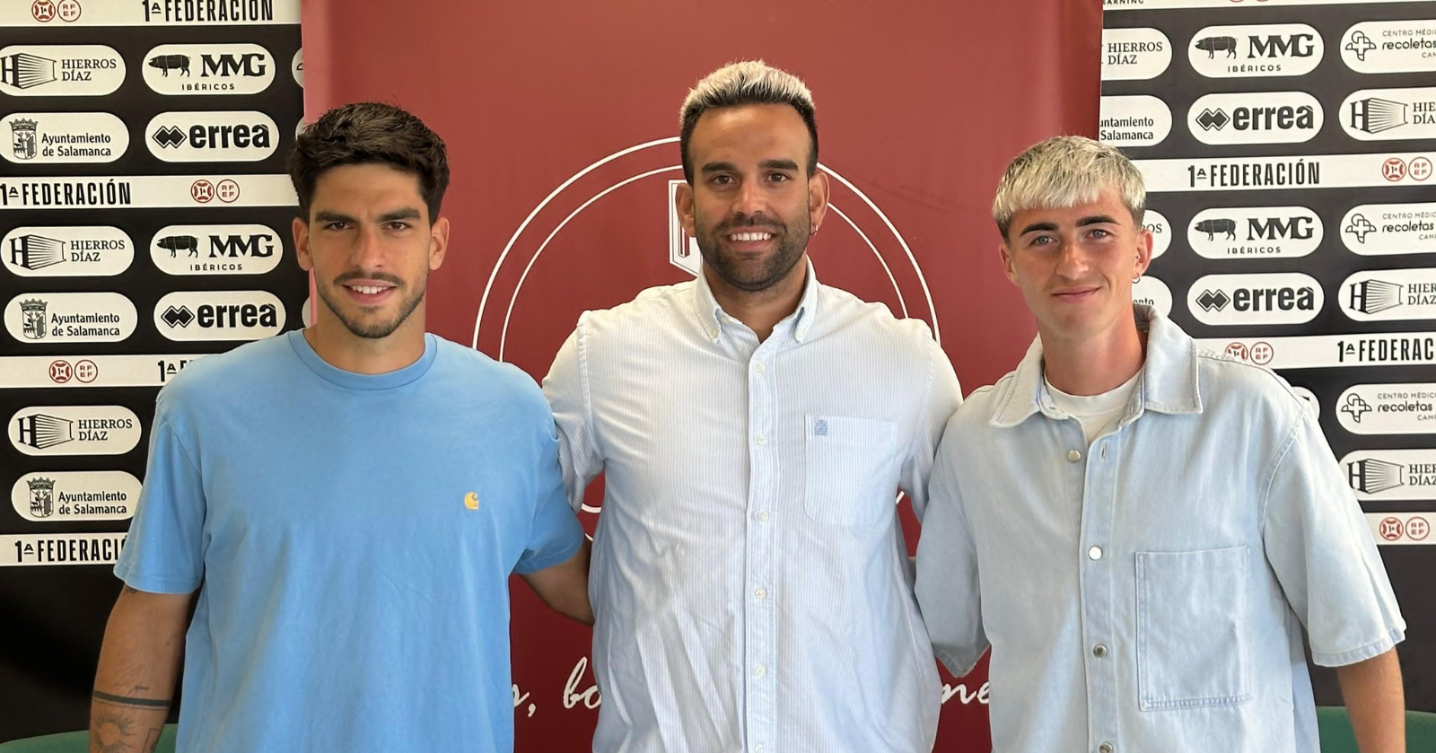 Raúl Prada y Jota López, presentados como nuevos jugadores de Unionistas