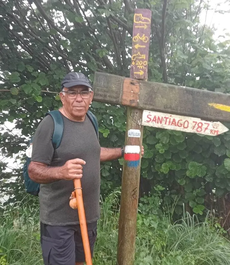 Foto 9 - Los mirobrigenses fans del Camino de Santiago completan la etapa Ir&uacute;n-Bilbao del Camino del Norte