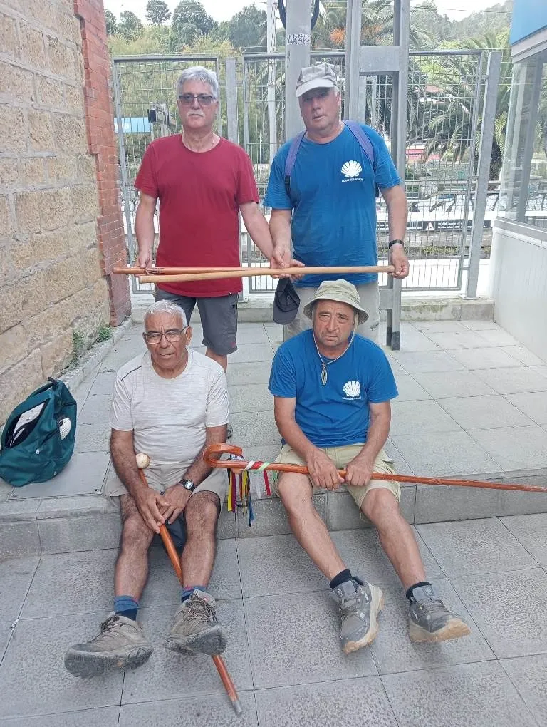 Foto 4 - Los mirobrigenses fans del Camino de Santiago completan la etapa Ir&uacute;n-Bilbao del Camino del Norte