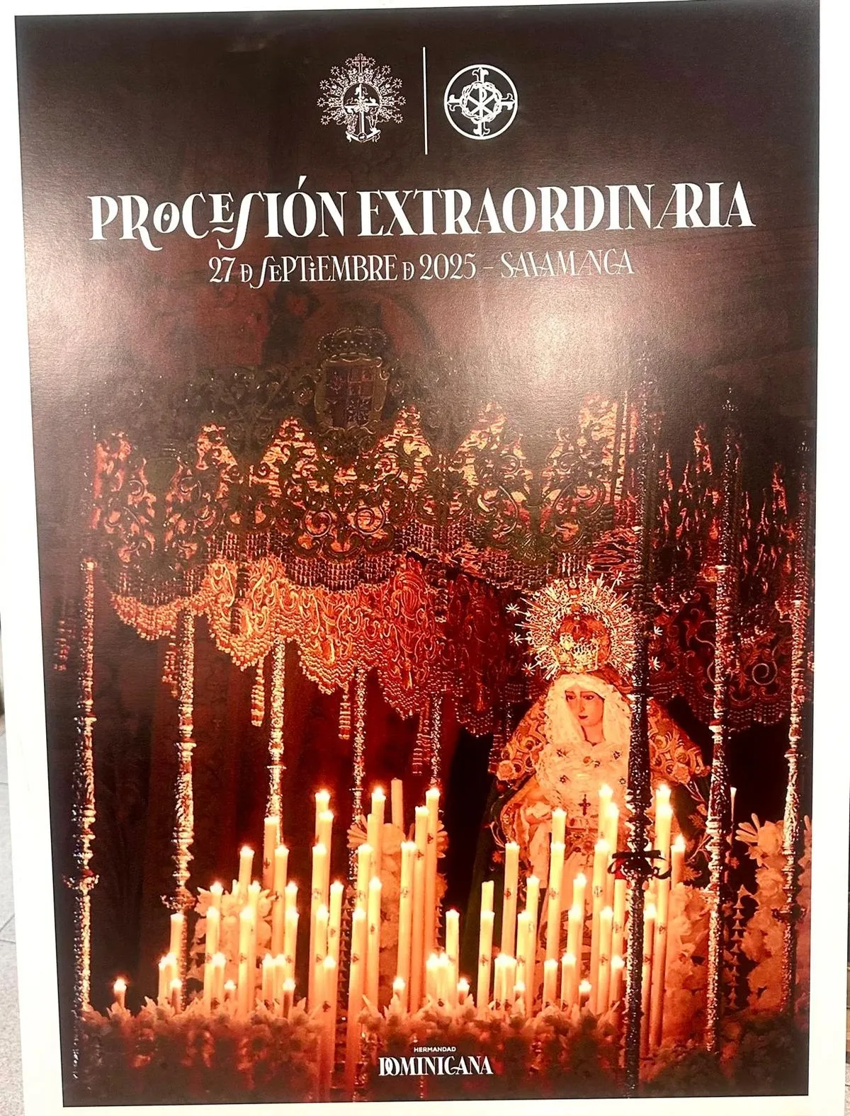 Presentación del cartel anunciador y de la papeleta de salida de la procesión de la Virgen de la Esperanza el próximo septiembre