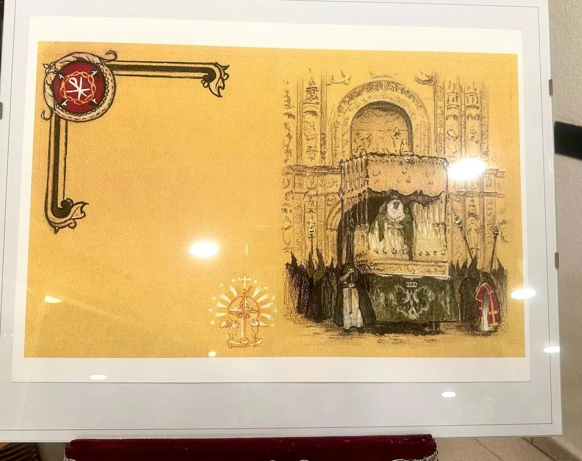 Presentación del cartel anunciador y de la papeleta de salida de la procesión de la Virgen de la Esperanza el próximo septiembre