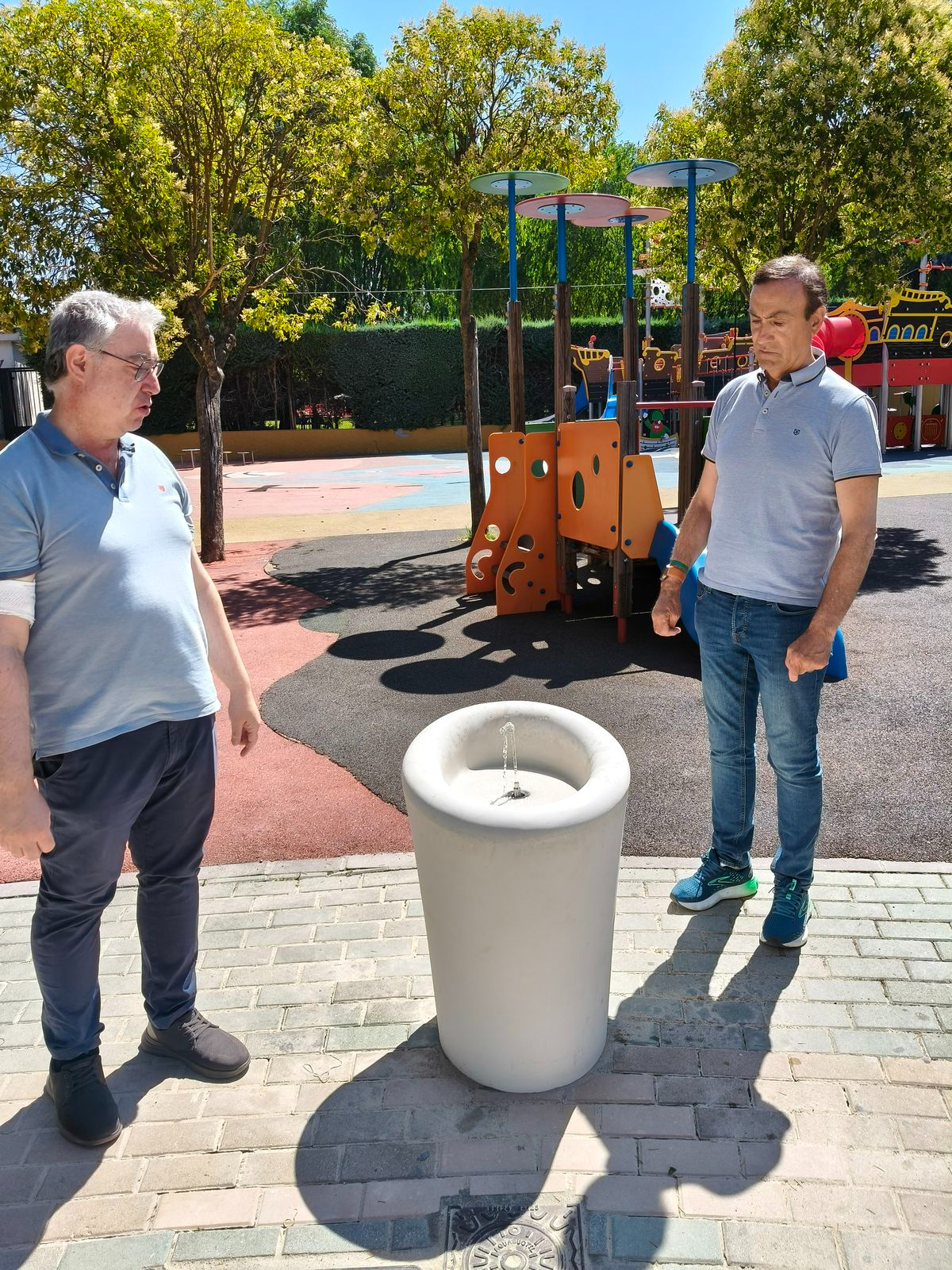 Nuevas fuentes renovadas en Carbajosa de la Sagrada 