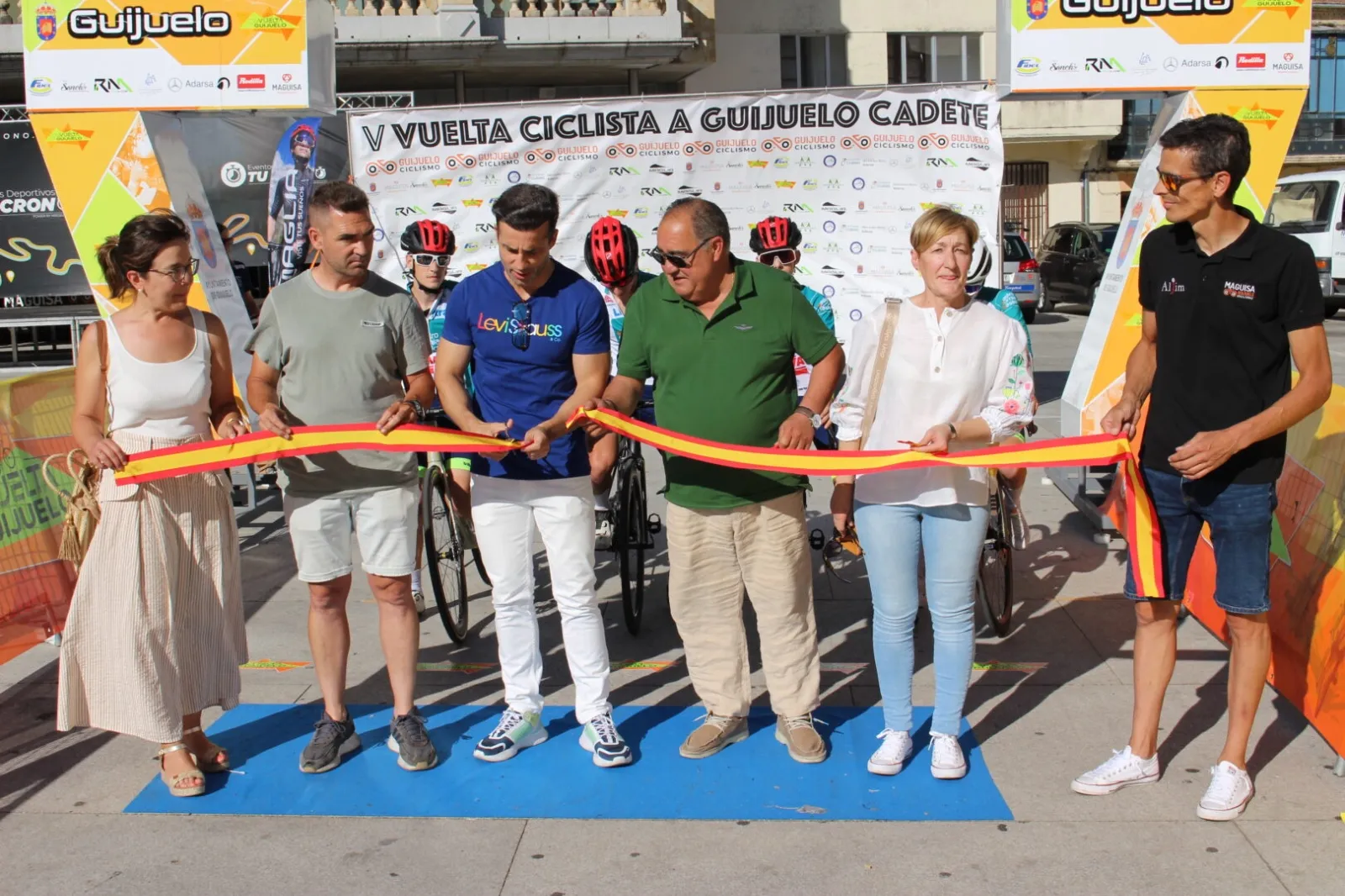 Portugal revalida su dominio en la crono por equipos de Guijuelo por menos de un segundo | FOTOS: Ayto de Guijuelo  