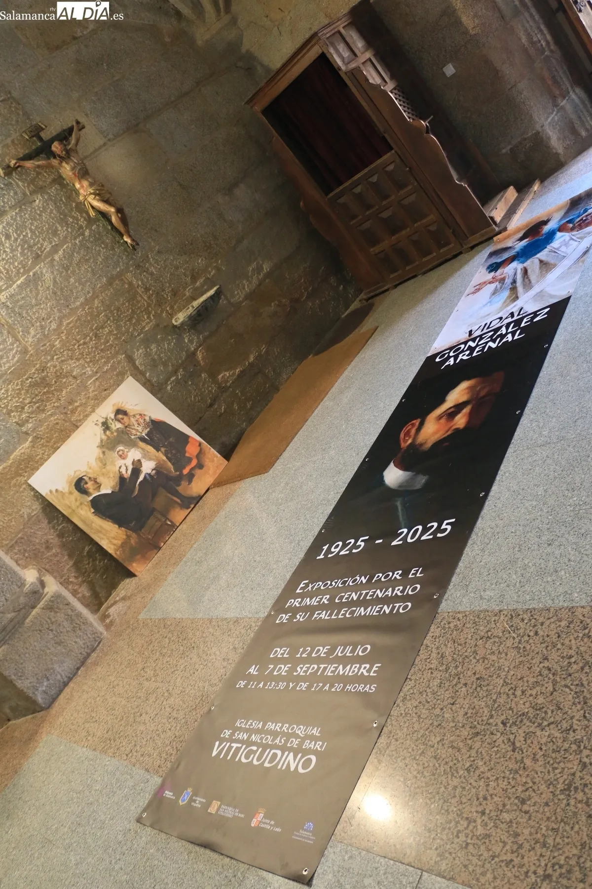 La muestra se podrá ver entre el 12 de julio y el 7 de septiembre en la iglesia parroquial de Vitigudino / CORRAL