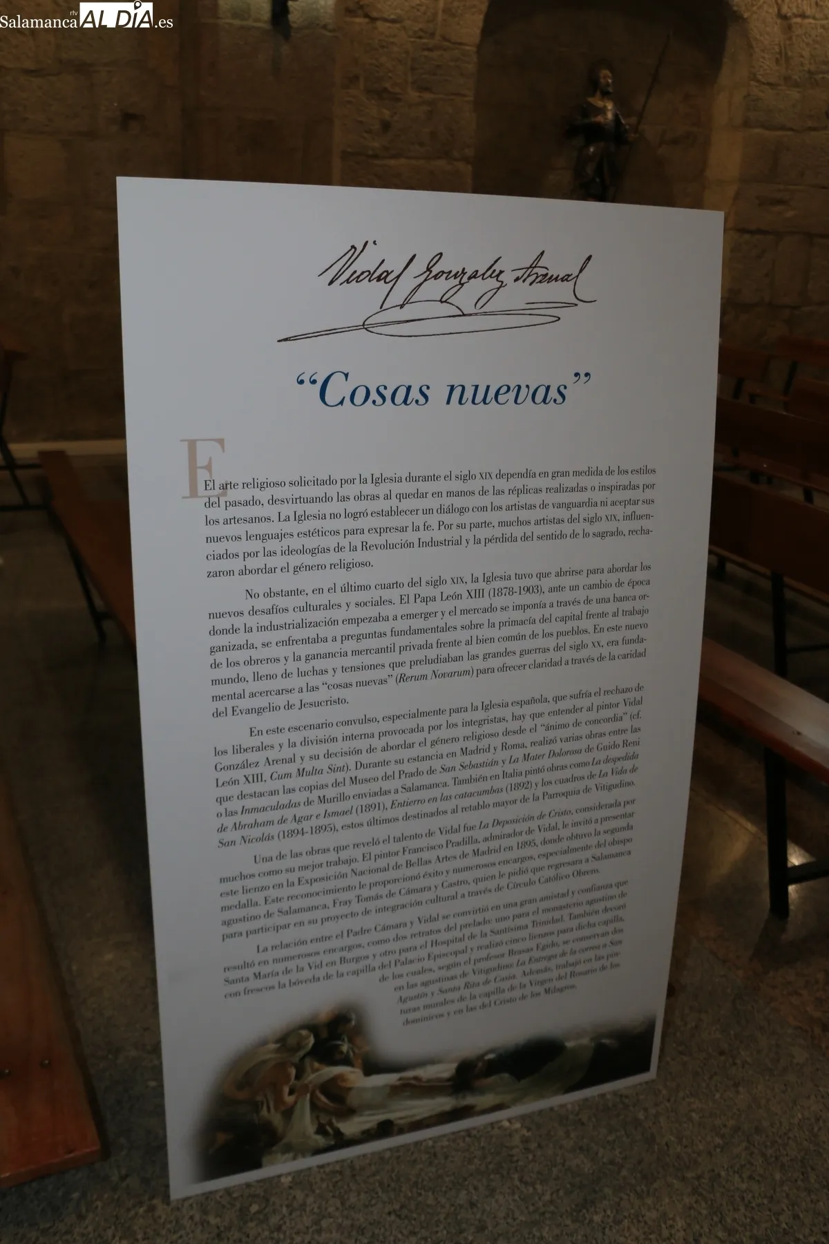 La muestra se podrá ver entre el 12 de julio y el 7 de septiembre en la iglesia parroquial de Vitigudino / CORRAL