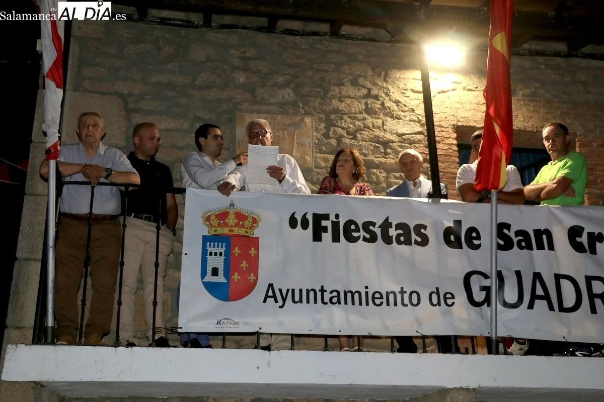 Guadramiro iniciaba este viernes oficialmente las fiestas con el pregón de Teófilo del Arco / CORRAL 