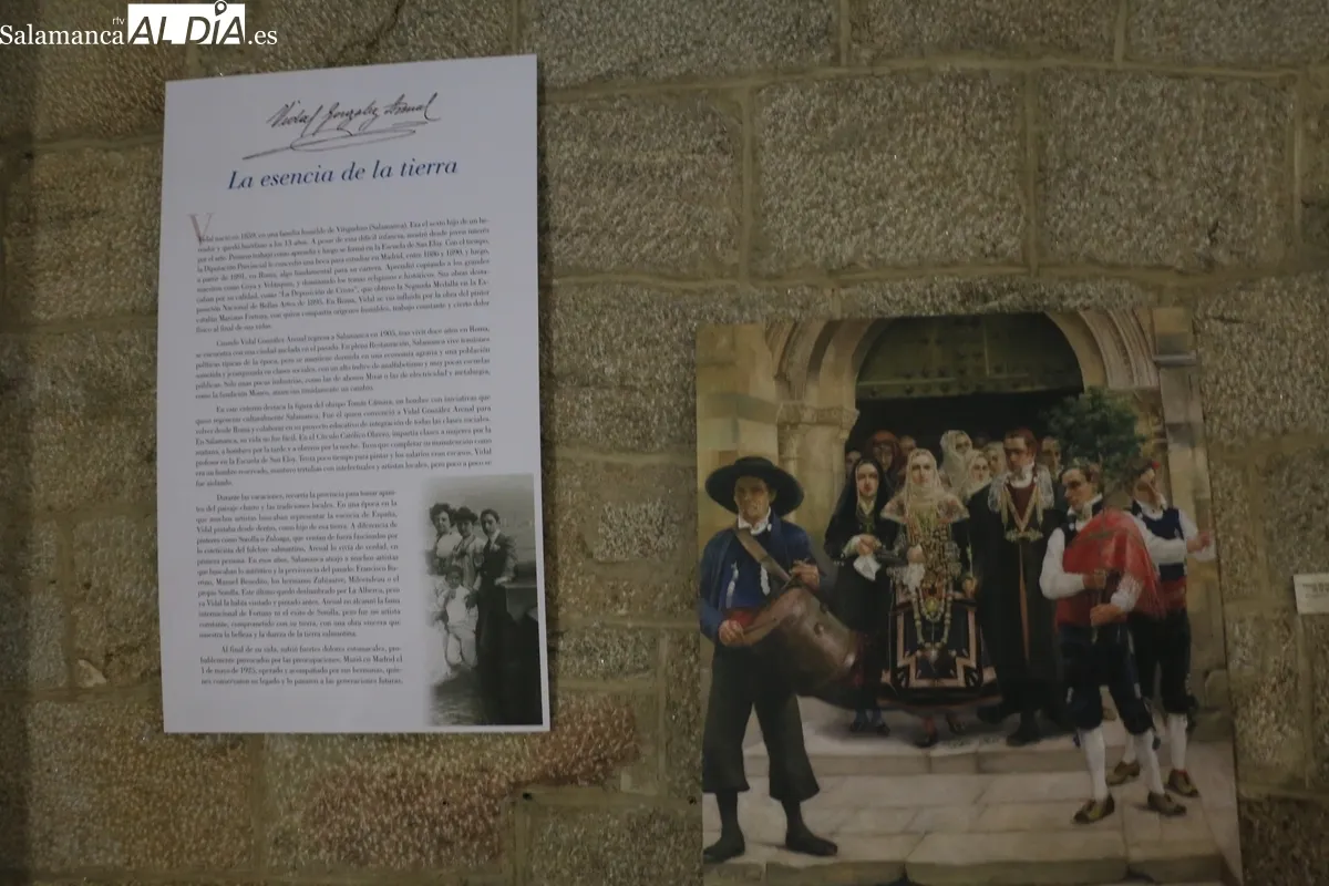 Homenaje a Vidal González Arenal con una pequeña exposición de su obra en la iglesia de Vitigudino / CORRAL