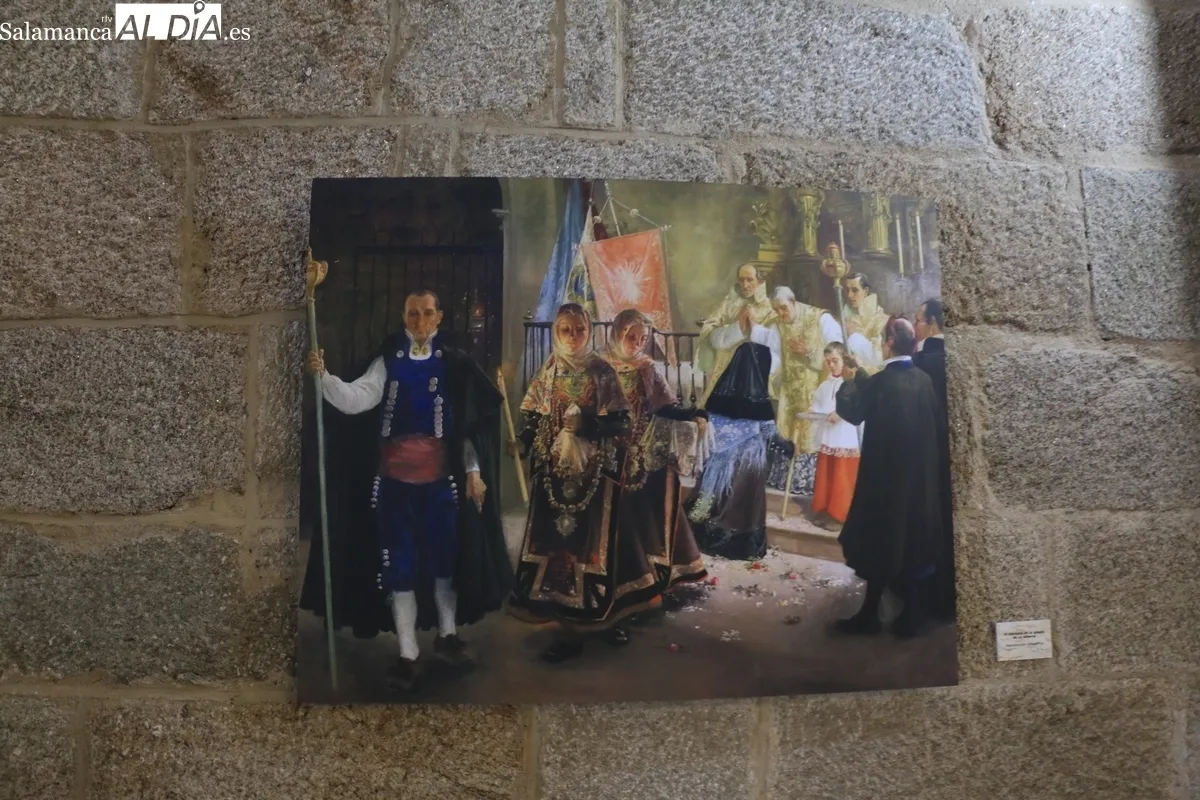 Homenaje a Vidal González Arenal con una pequeña exposición de su obra en la iglesia de Vitigudino / CORRAL