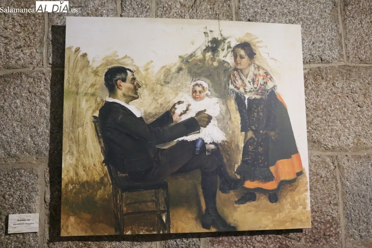 Homenaje a Vidal González Arenal con una pequeña exposición de su obra en la iglesia de Vitigudino / CORRAL