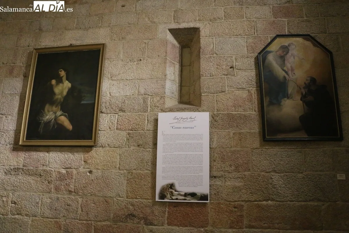 Homenaje a Vidal González Arenal con una pequeña exposición de su obra en la iglesia de Vitigudino / CORRAL