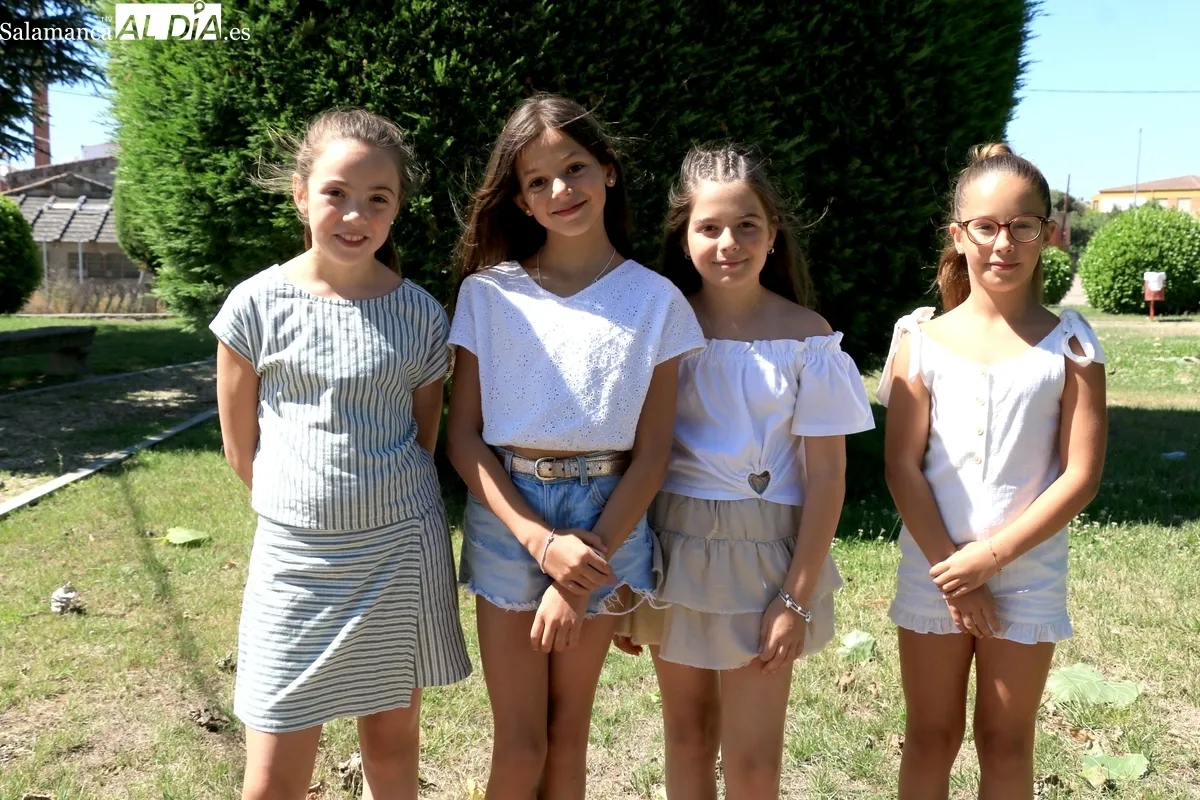Corte de Honor Infantil de las Ferias y Fiestas de Vitigudino 2025, al completo / CORRAL