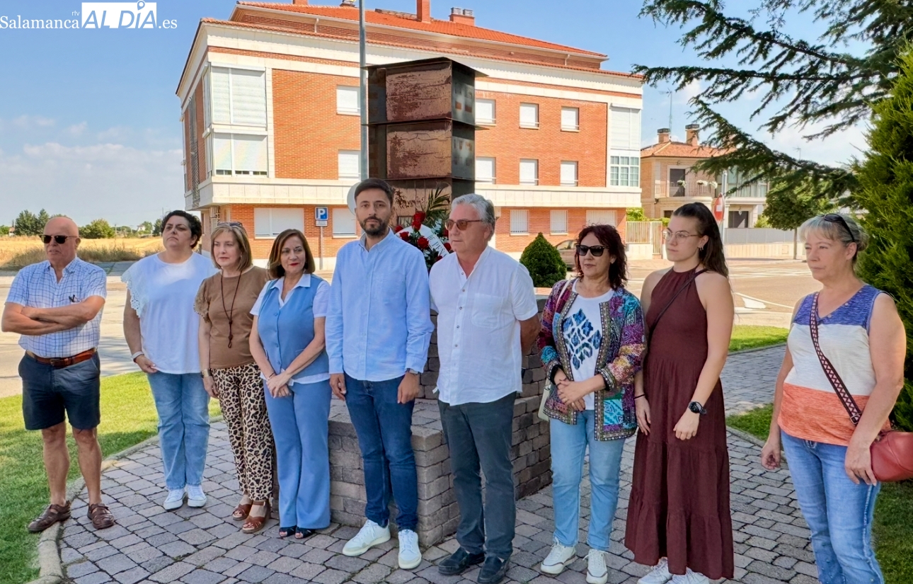 Flores para el eterno recuerdo a las víctimas del Polvorín de Peñaranda en el 86 aniversario de la explosión