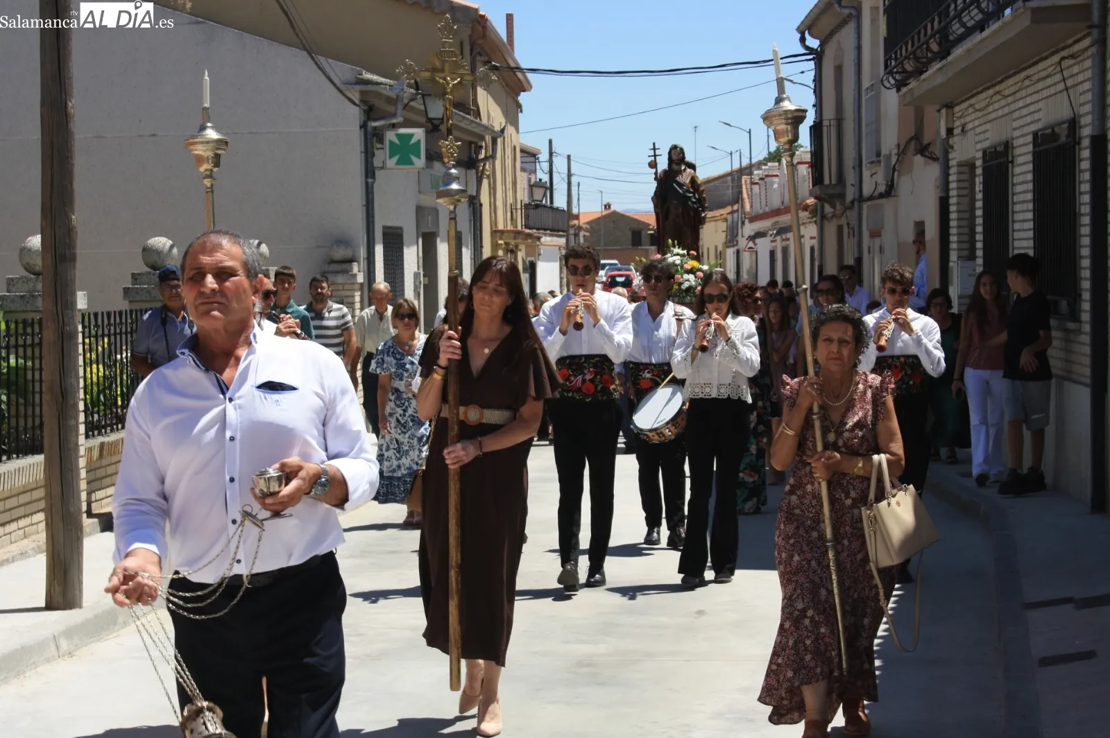 Foto 7 - Multitudinario acompa&ntilde;amiento a Santiago Ap&oacute;stol en su d&iacute;a grande en Santiago de la Puebla