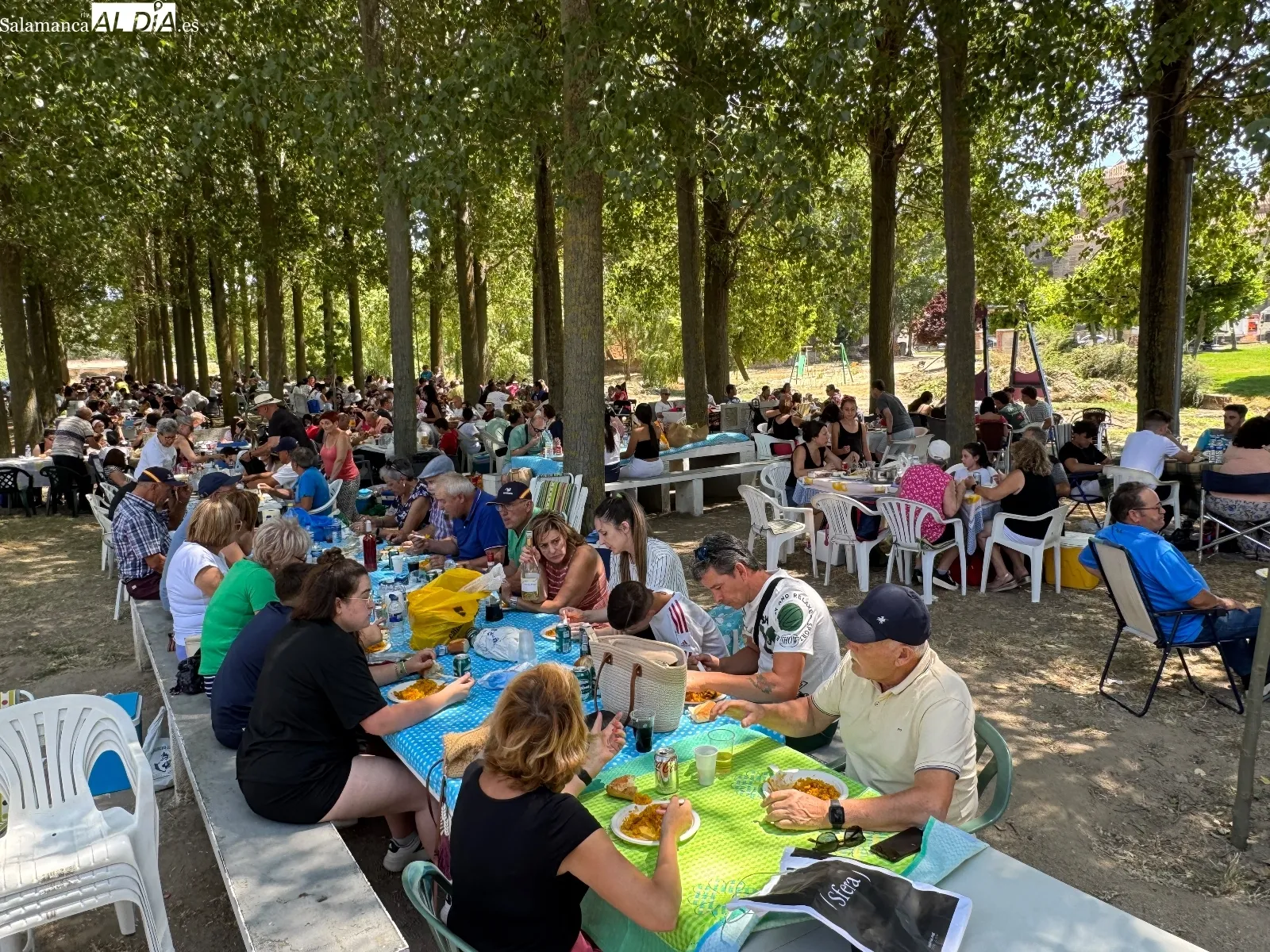 Foto 3 - Paella solidaria para cerca de 700 personas despide las fiestas patronales en Santiago de la Puebla