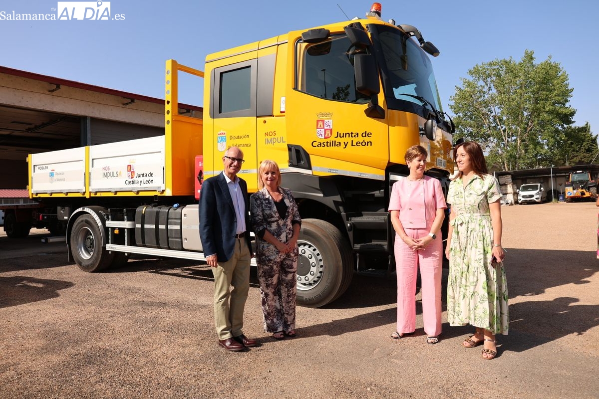 Nuevo camión para brigadas forestales de Salamanca