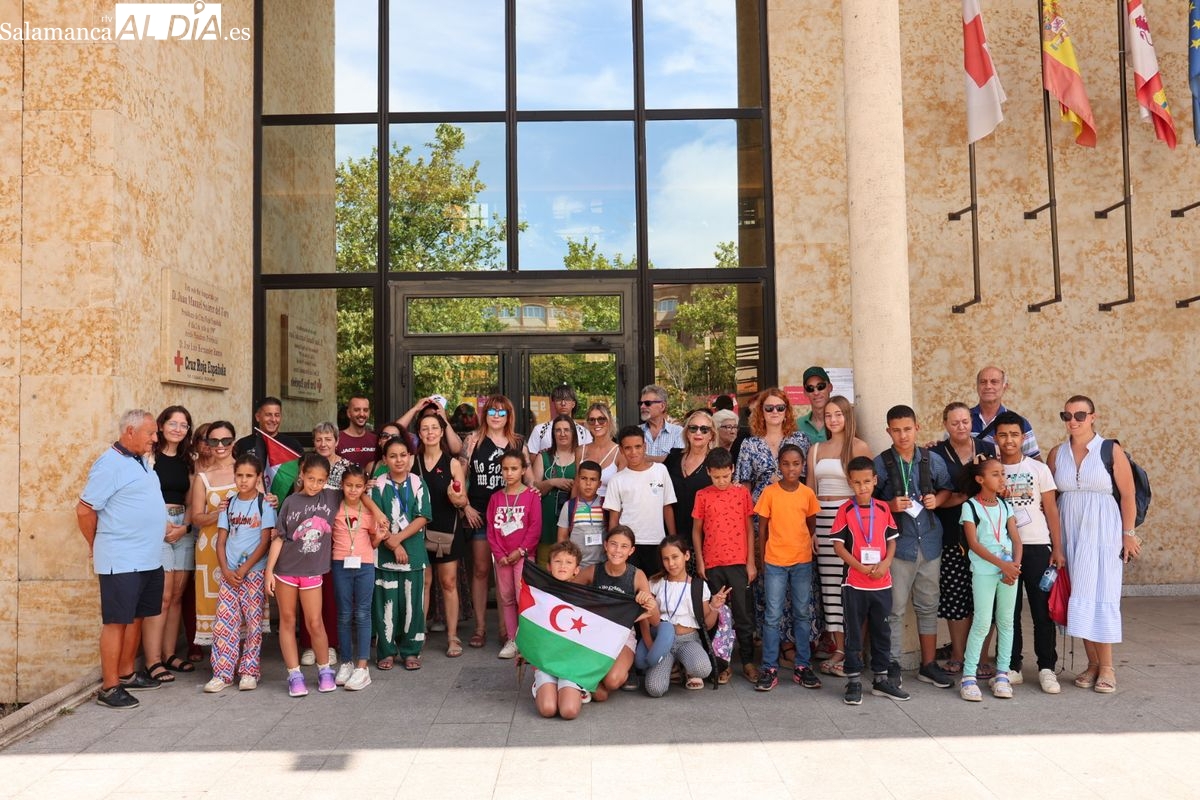 Vacaciones en Paz 2025: llegan 17 menores saharauis a Salamanca