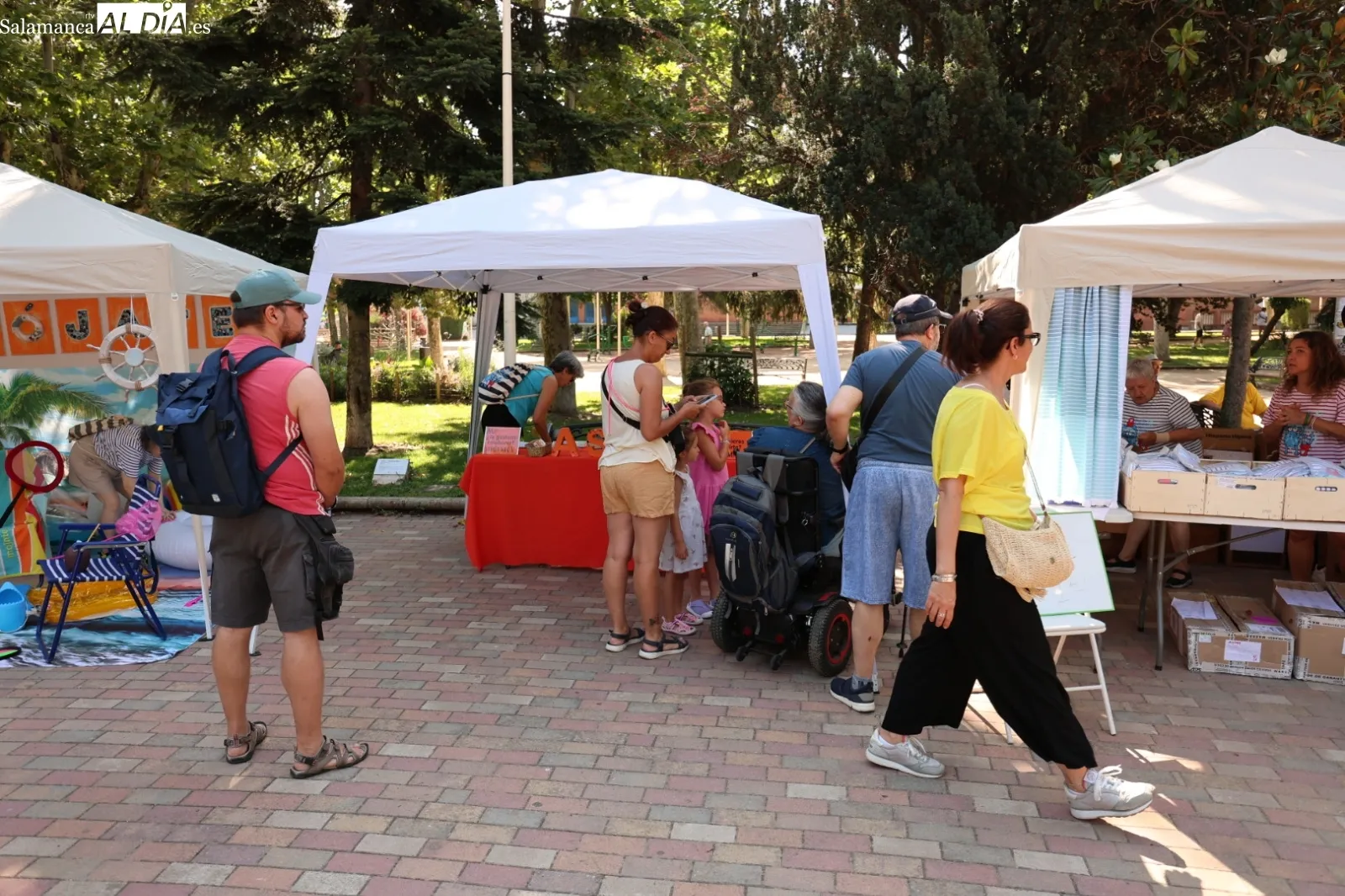 'Mójate por la esclerosis' en La Alamedilla | Fotos: David Sañudo