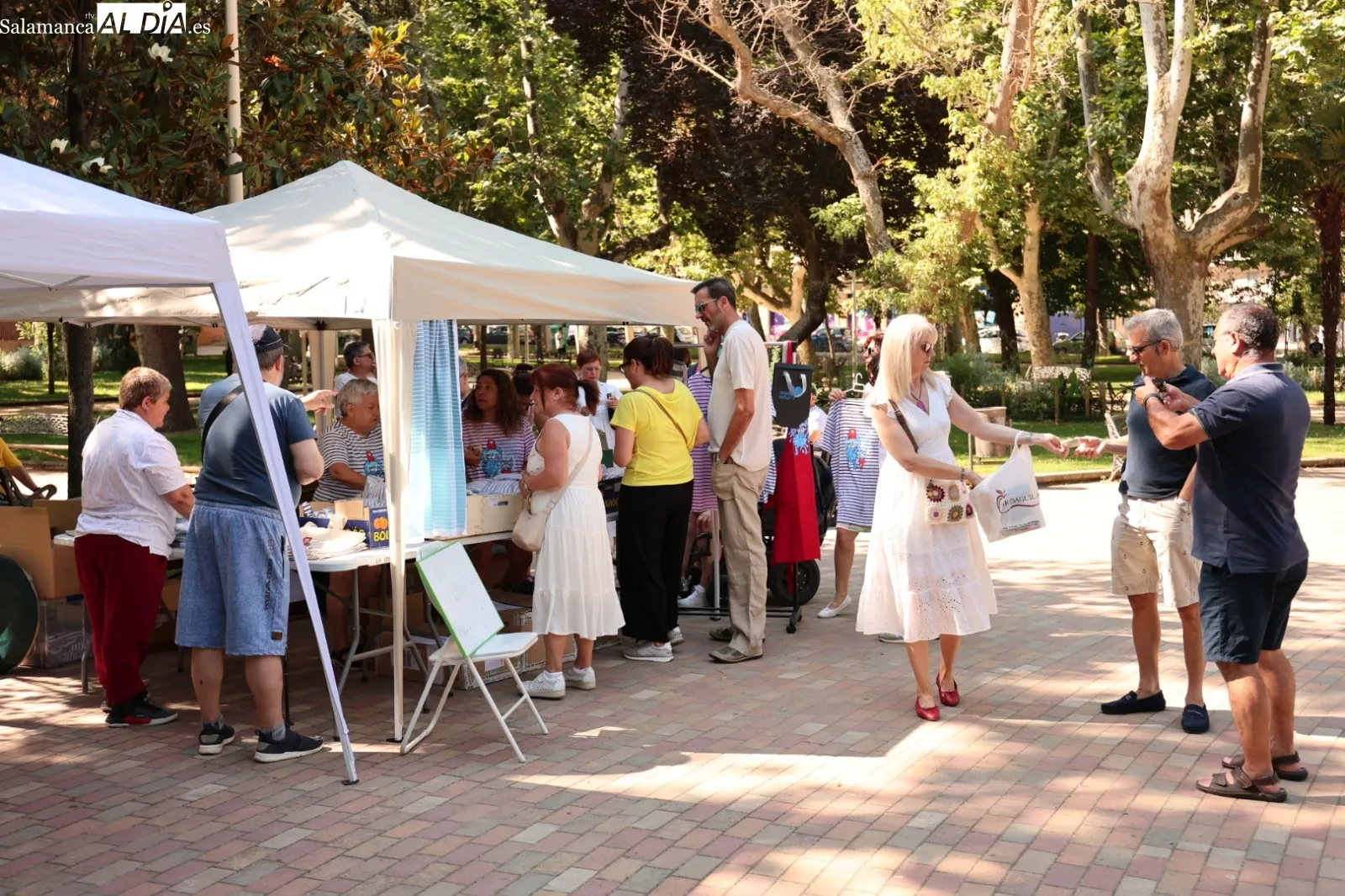 'Mójate por la esclerosis' en La Alamedilla | Fotos: David Sañudo