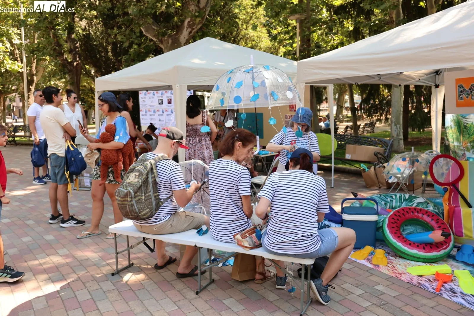 'Mójate por la esclerosis' en La Alamedilla | Fotos: David Sañudo