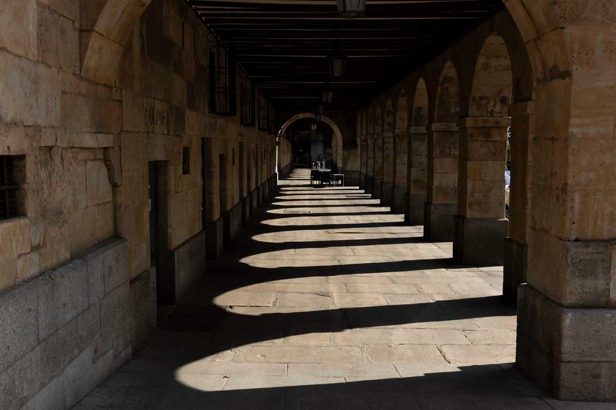 Soportales de la Plaza Mayor de Salamanca