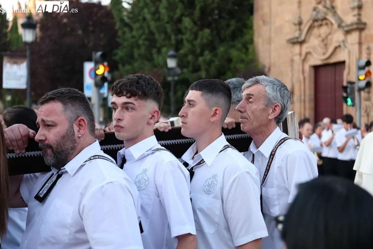 Procesión de la Virgen del Carmen de Abajo en Salamanca. Foto: David Sañudo
