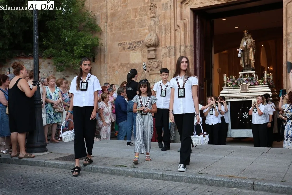 Procesión de la Virgen del Carmen de Abajo en Salamanca. Foto: David Sañudo