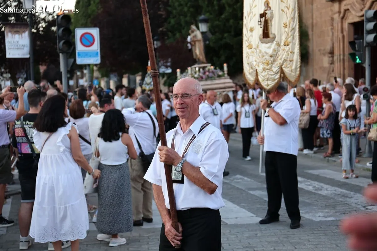 Procesión de la Virgen del Carmen de Abajo en Salamanca. Foto: David Sañudo