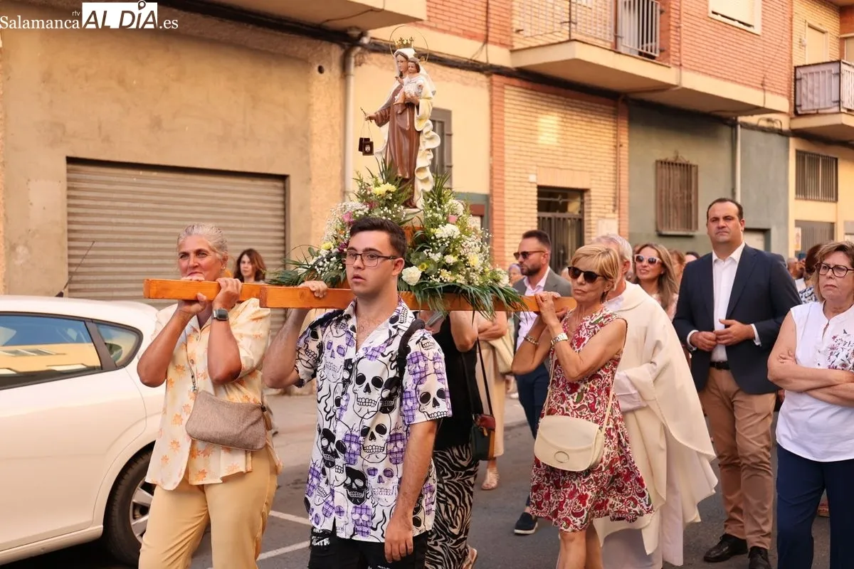 Procesión de la Virgen del Carmen en Santa Marta. Foto: David Sañudo