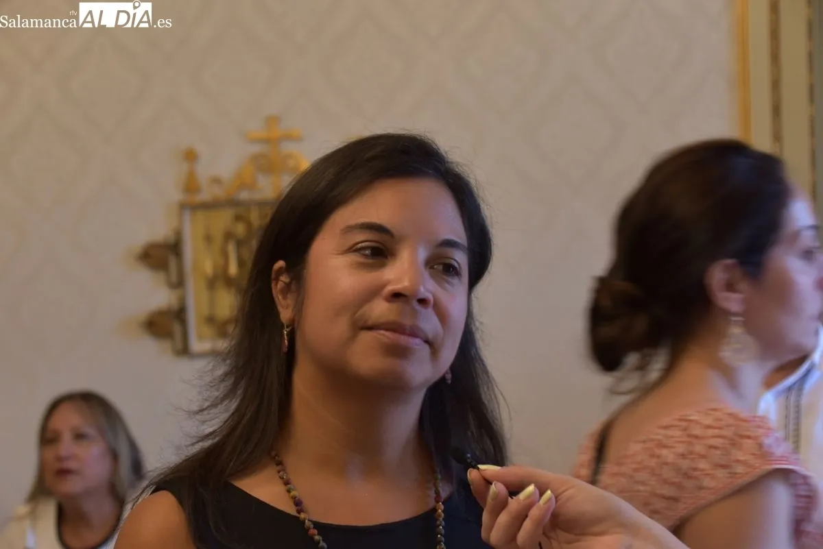 Recepción en el ayuntamiento a un grupo de 70 profesores de español procedentes de Brasil y Estados Unidos | Fotos: Miguel González