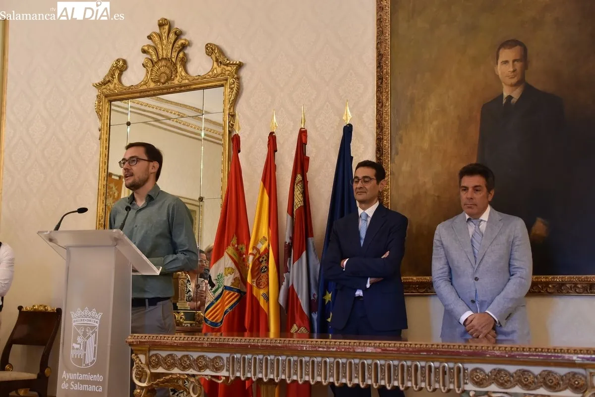 Recepción en el ayuntamiento a un grupo de 70 profesores de español procedentes de Brasil y Estados Unidos | Fotos: Miguel González