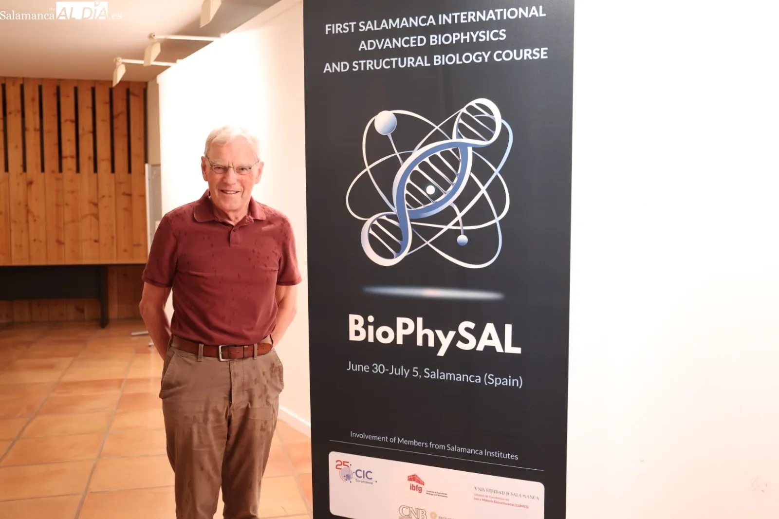 Richard Henderson, Premio Nobel de Química, en Salamanca | Fotos: David Sañudo