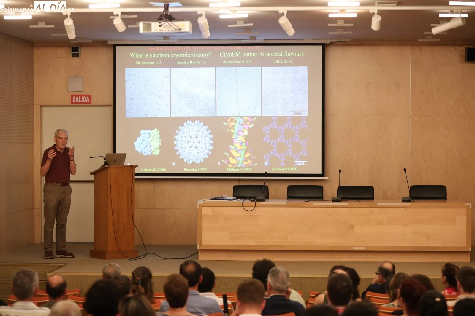 Richard Henderson, Premio Nobel de Química, en Salamanca | Fotos: David Sañudo