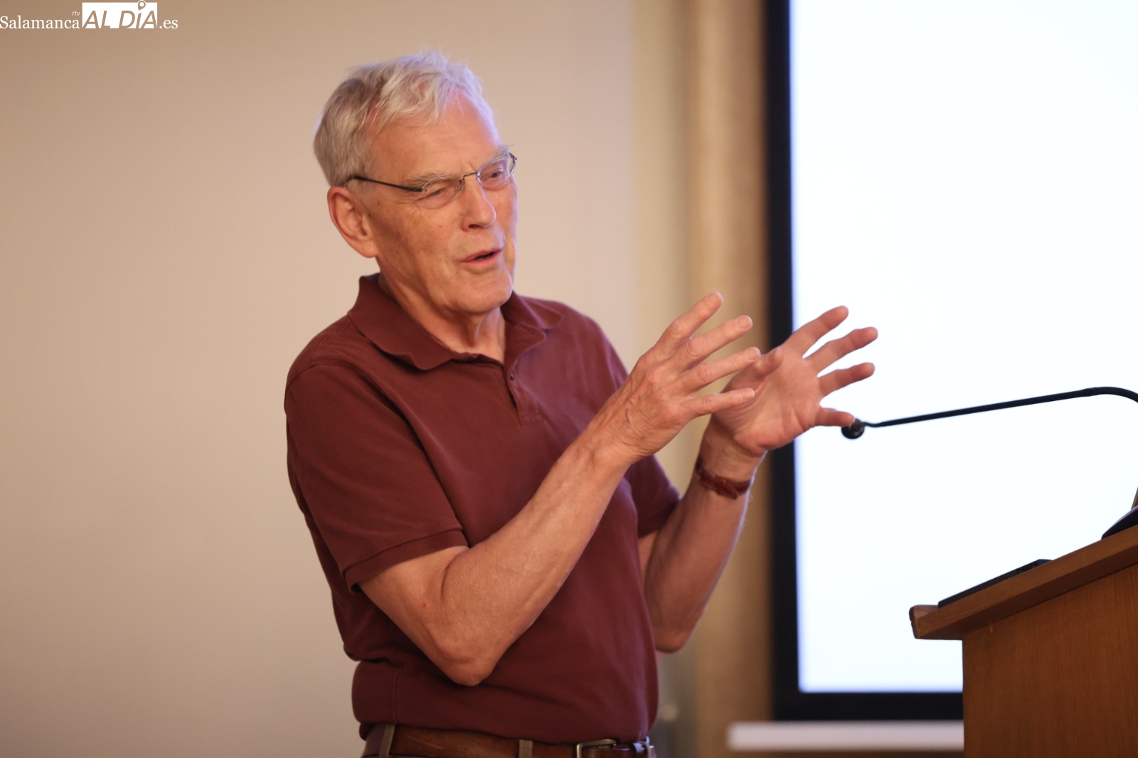 Premio Nobel en Salamanca: Henderson elogia la ciudad