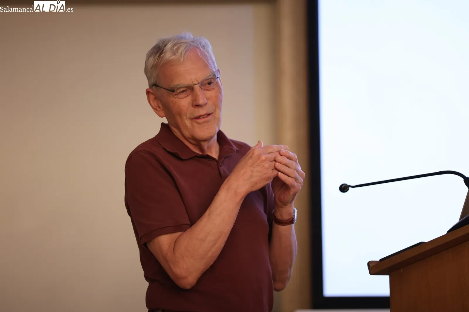 Richard Henderson, Premio Nobel de Química, en Salamanca | Fotos: David Sañudo