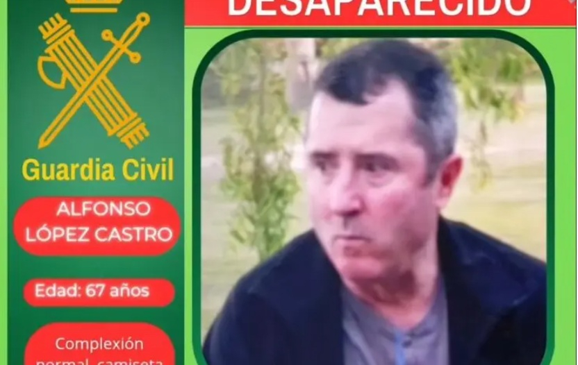 Desaparece en Zamora un hombre de 67 años