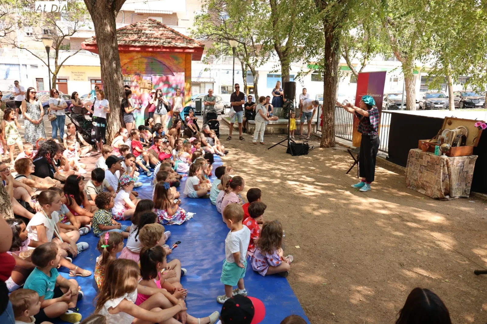 Teatro familiar en el Parque Picasso | Fotos: David Sañudo