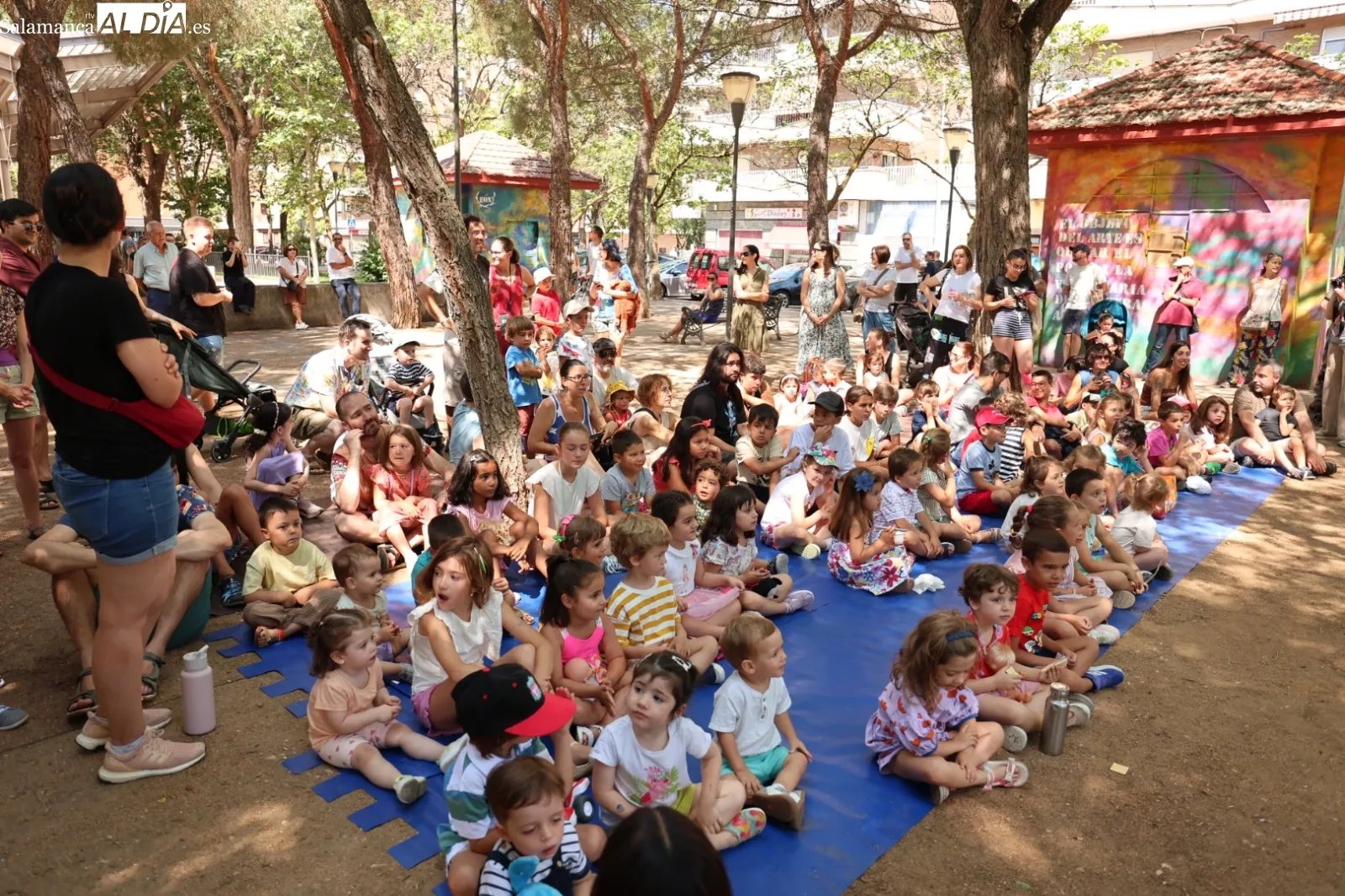 Teatro familiar en el Parque Picasso | Fotos: David Sañudo