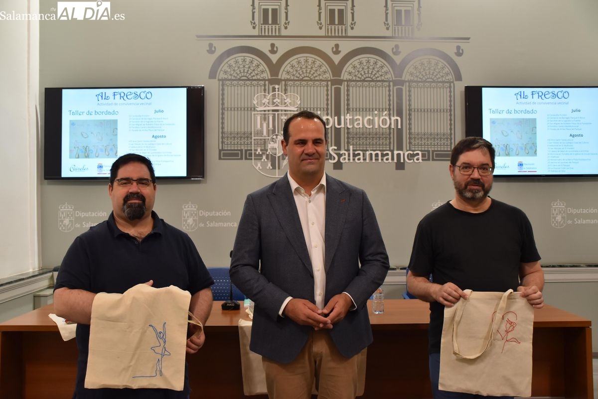 Los Talleres de Bordado Al fresco llegan a 18 pueblos de Salamanca
