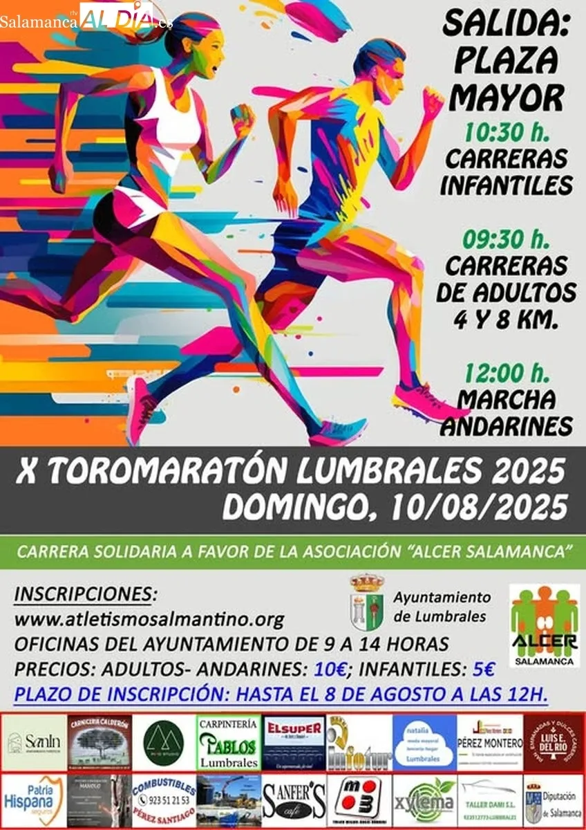 La carrera Toromaratón es una de las actividades deportivas con más participantes de todas las edades