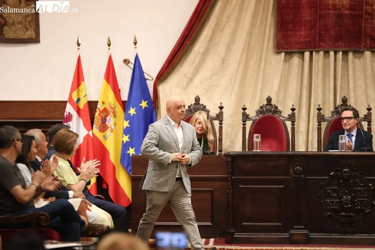 Inauguración en el Paraninfo de los Cursos Internacionales de Verano de la Universidad de Salamanca. Foto de David Sañudo