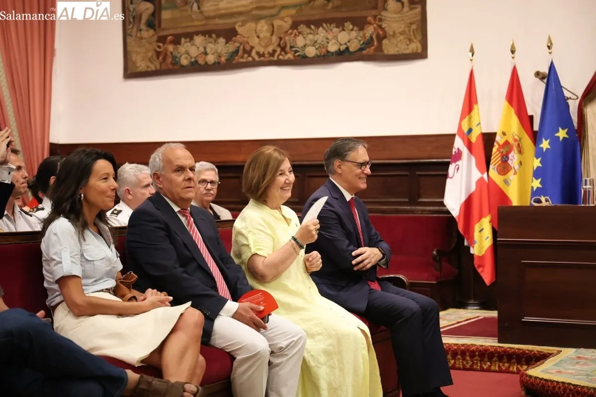 Inauguración en el Paraninfo de los Cursos Internacionales de Verano de la Universidad de Salamanca. Foto de David Sañudo