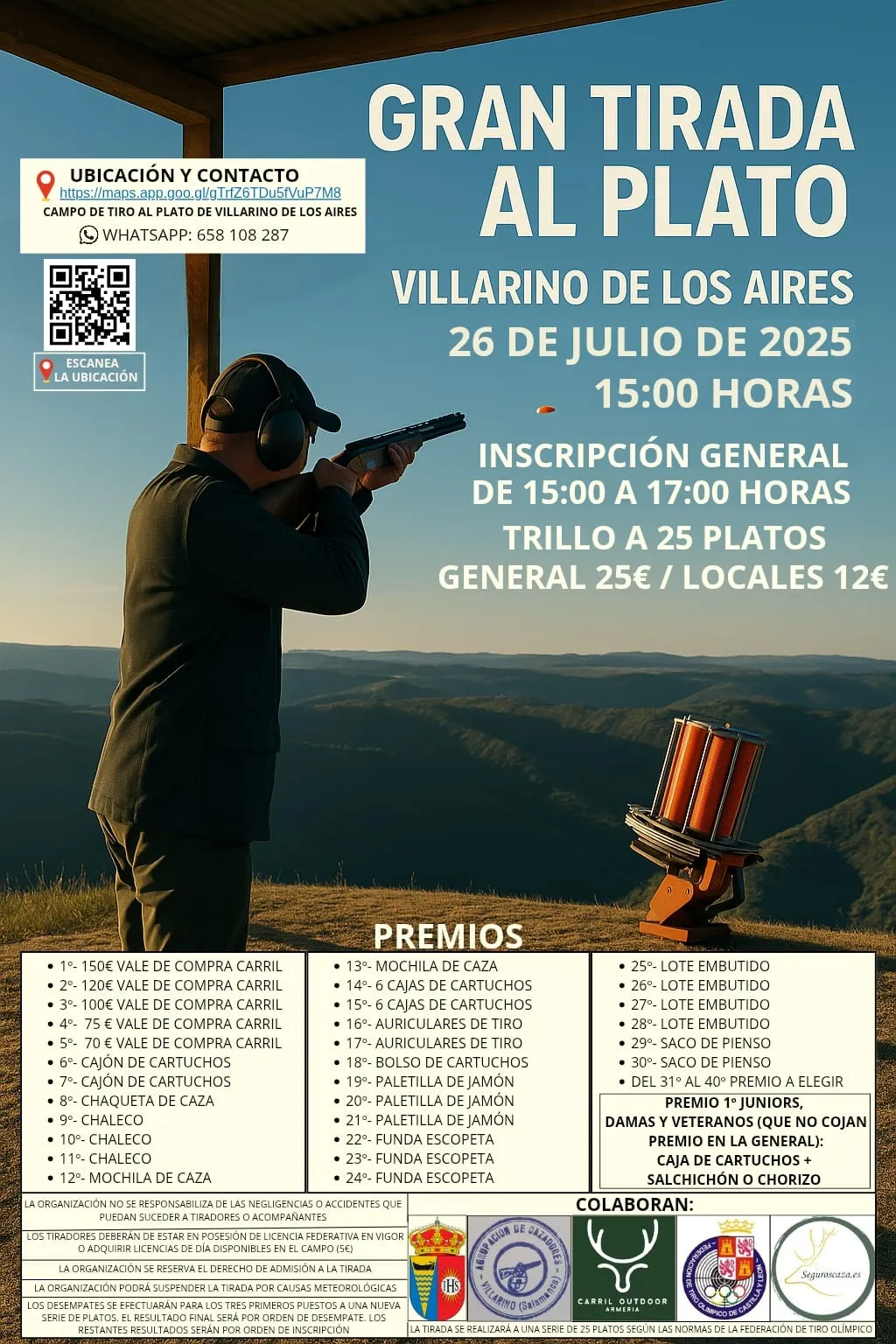 Foto 3 - Tiro al plato y pesca, platos fuertes en el aperitivo deportivo de las fiestas de Villarino de los Aires