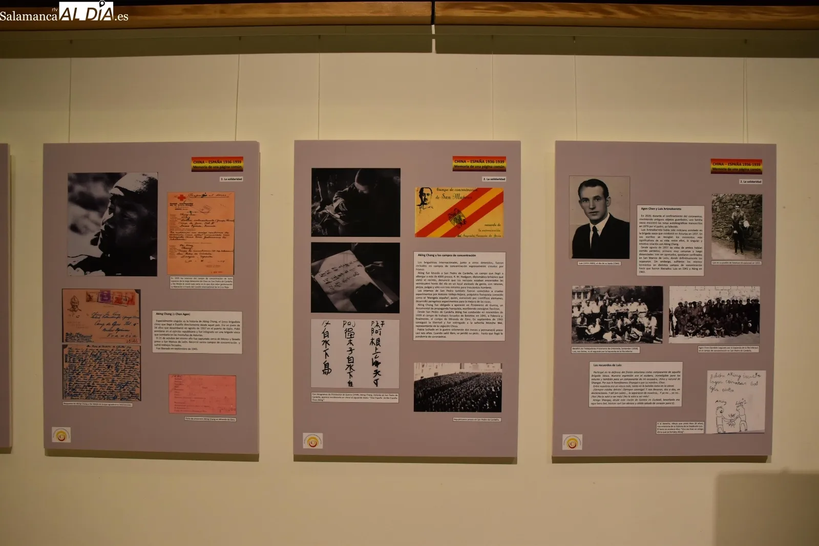 Una exposición en Salamanca recupera la historia de los brigadistas chinos en la Guerra Civil | FOTOS: Miguel González 