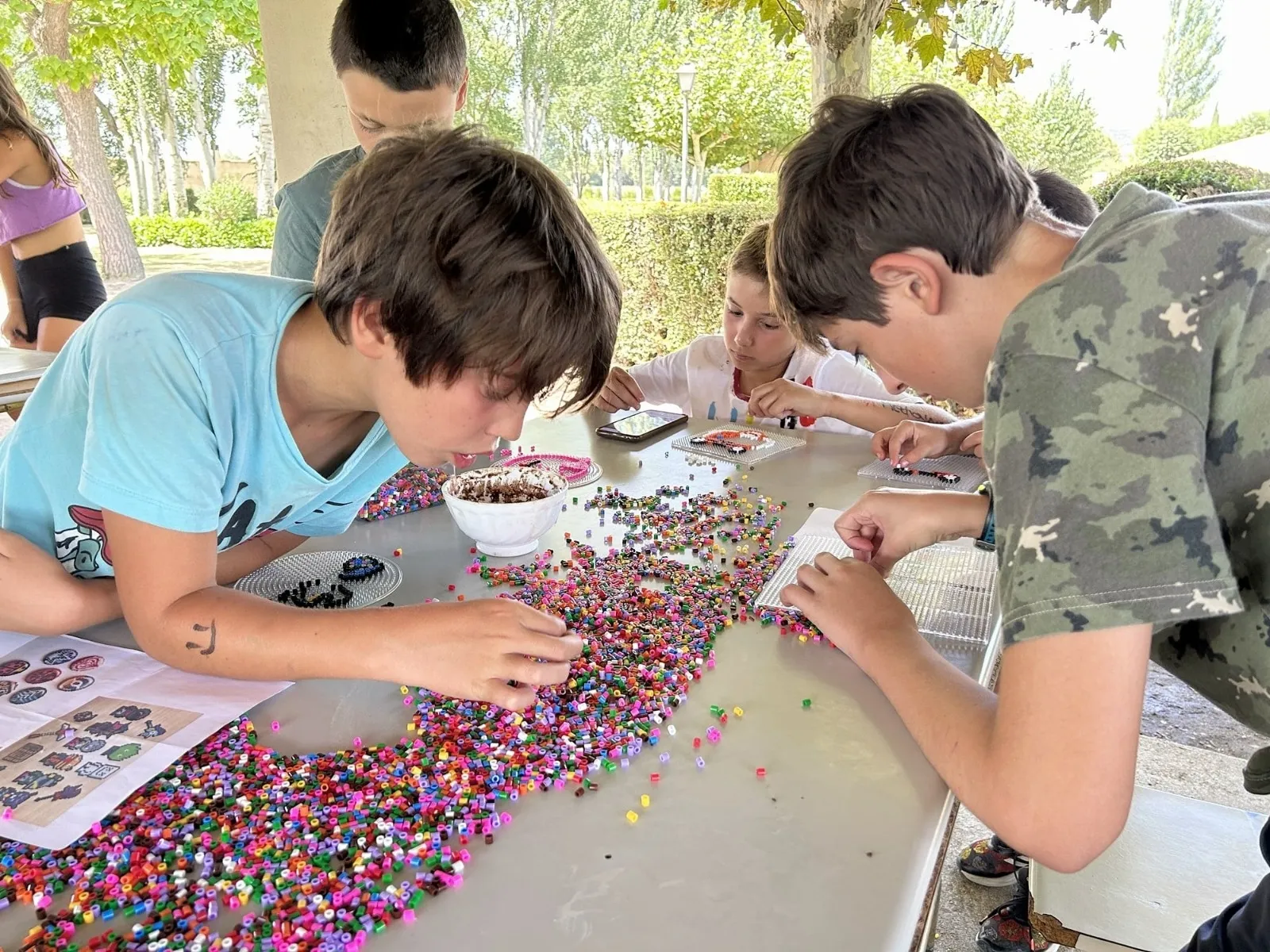 Actividades realizadas en los campamentos de PRODESI 