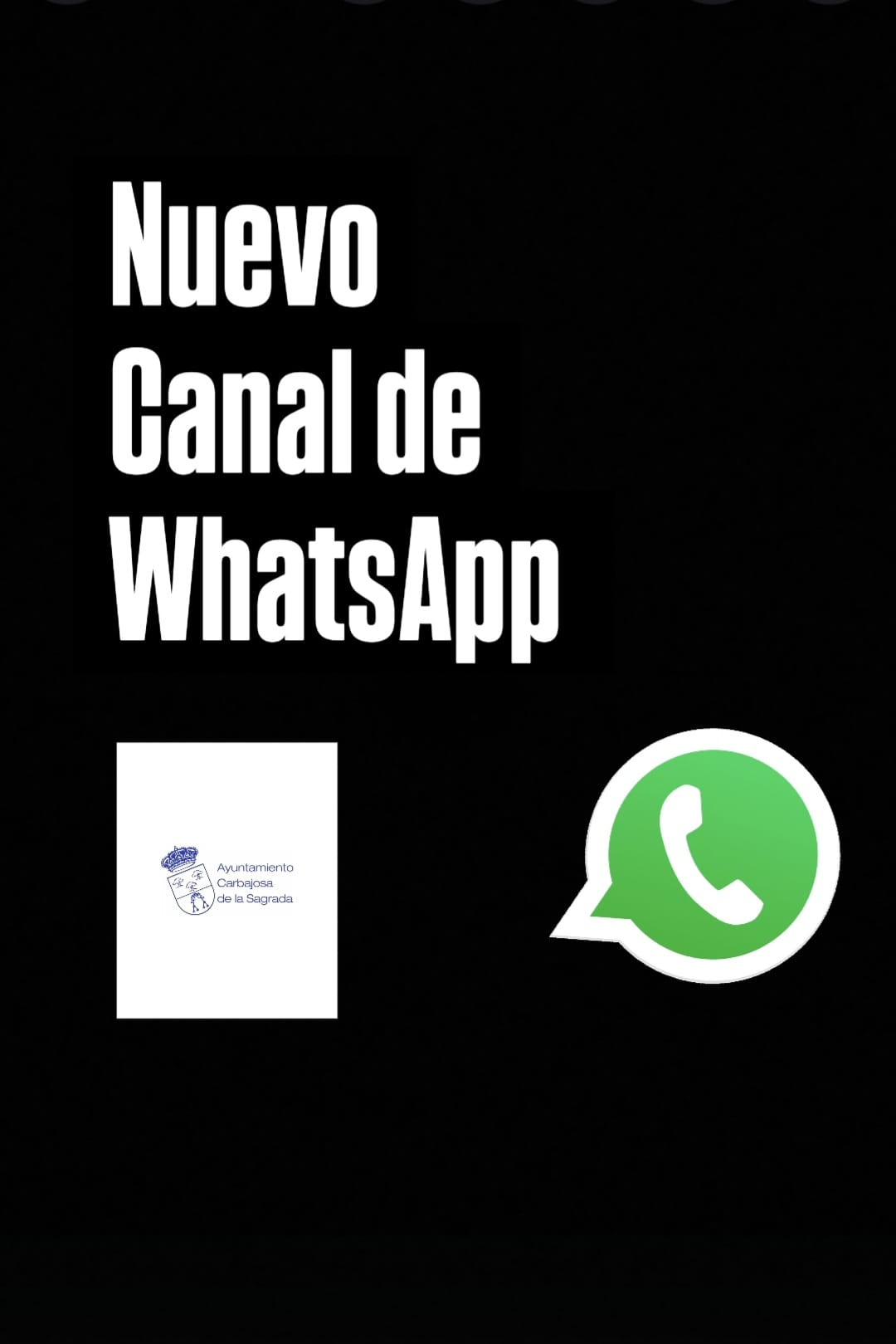 WhatsApp Carbajosa: nuevo canal de avisos del Ayuntamiento