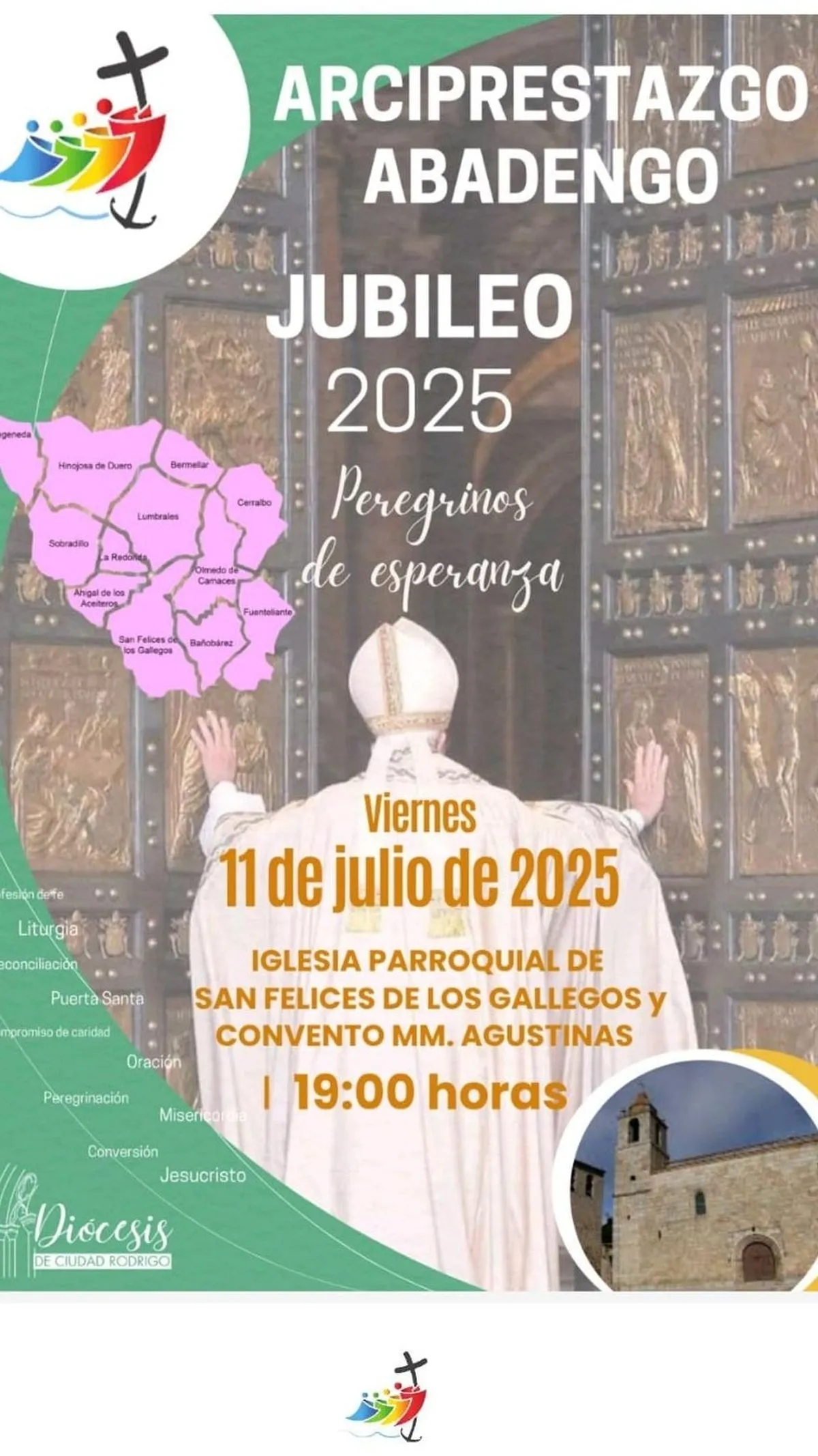 Los actos se iniciarán en la iglesia parroquial de San Felices