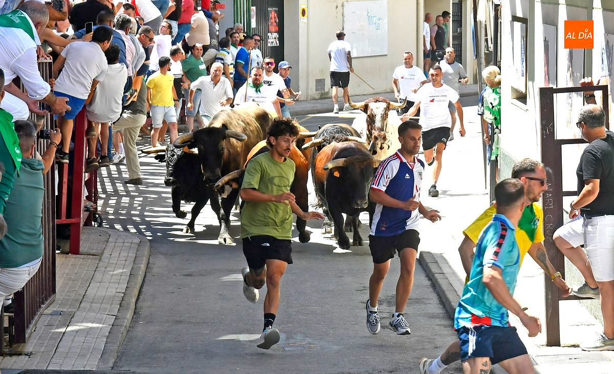  Encierro  San Buenaventura limpio y rápido con reses Villamarta, veinte minutos de retraso