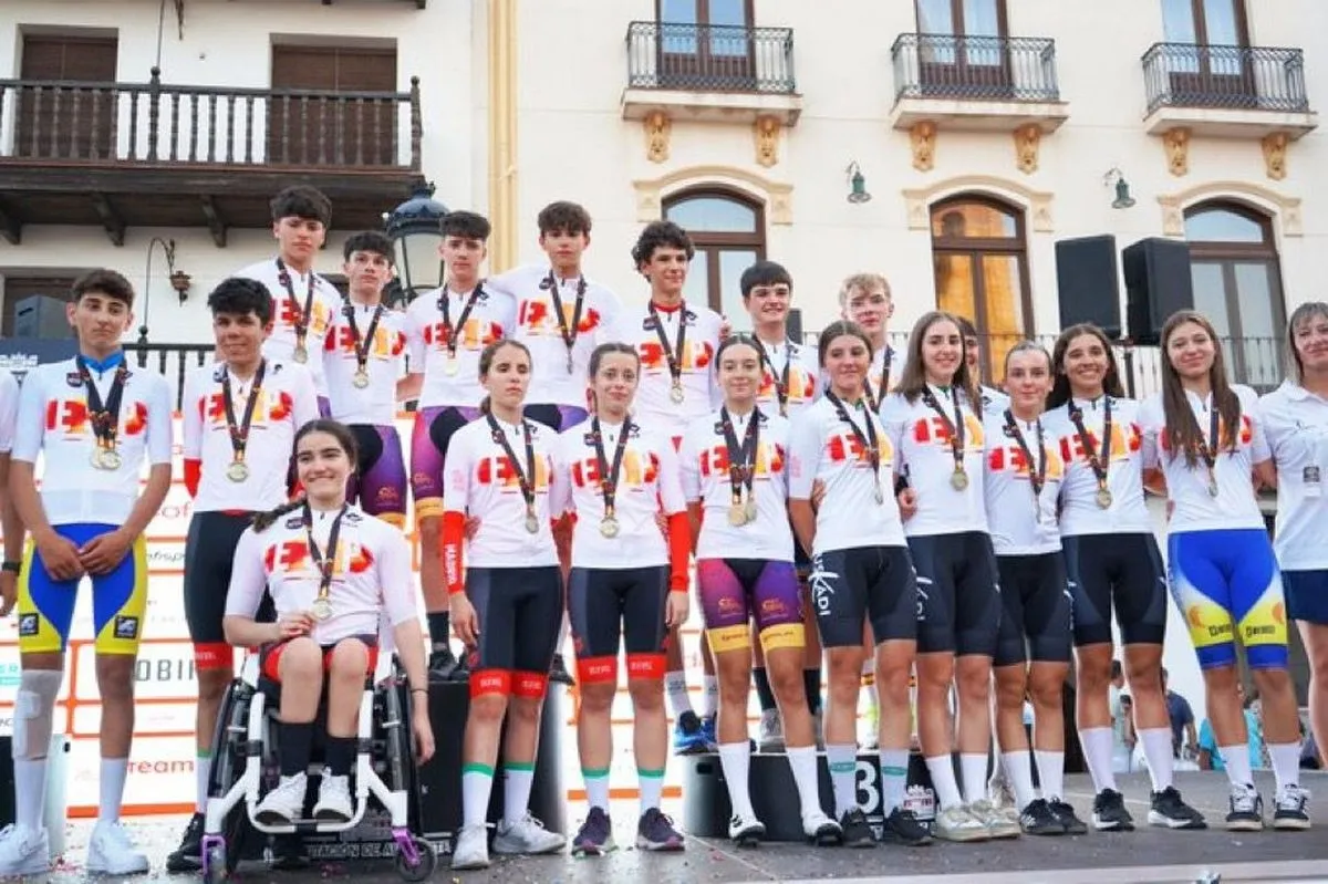 El Caja Rural de Salamanca-EKT cosecha cuatro medallas en el Campeonato de España escolar