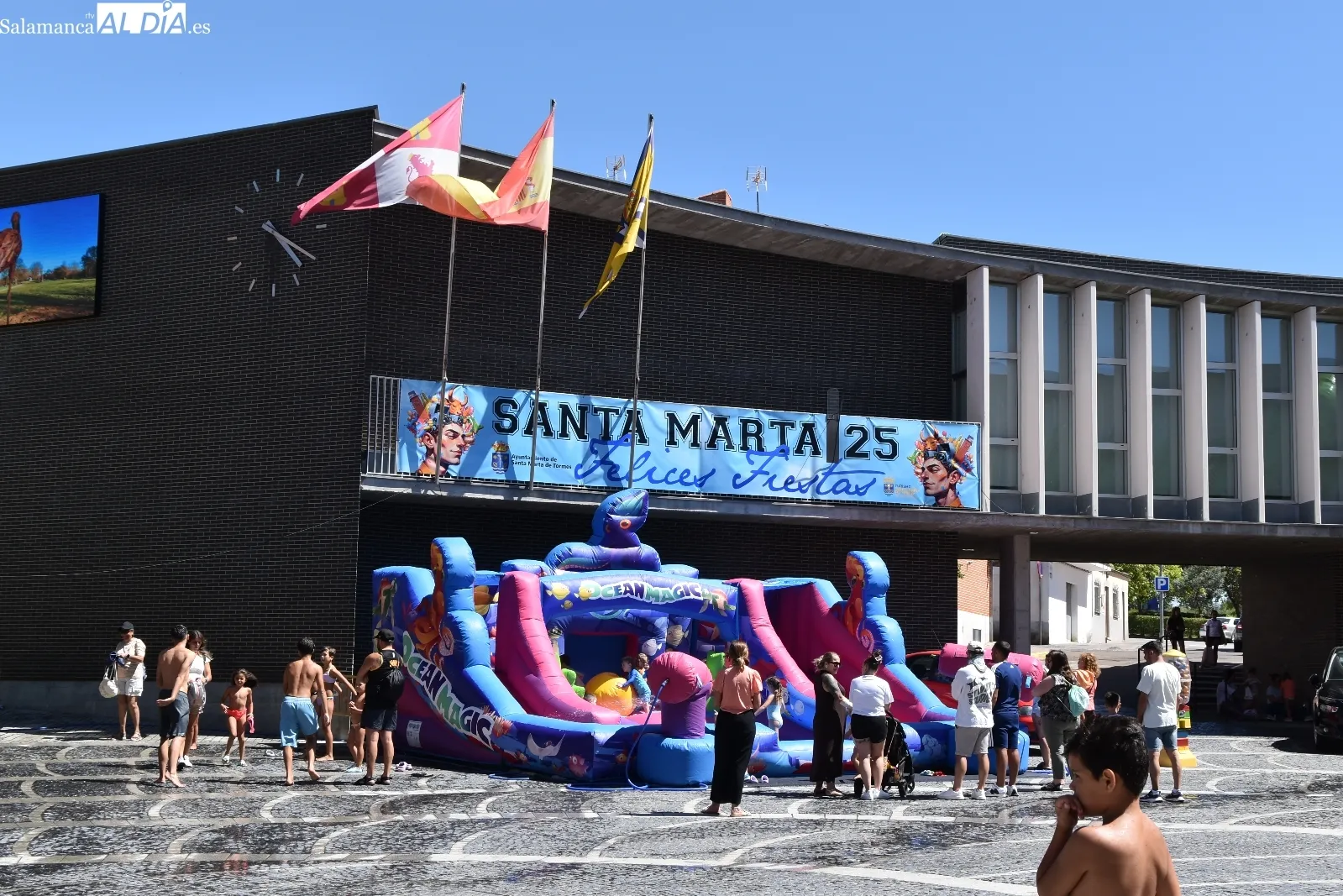Foto 8 - Gran fiesta del ni&ntilde;o con hinchables en la Plaza Espa&ntilde;a de Santa Marta (FOTOS)