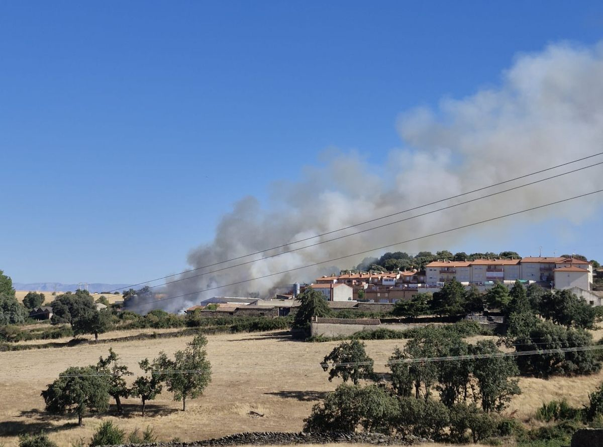 Incendio en Guijuelo
